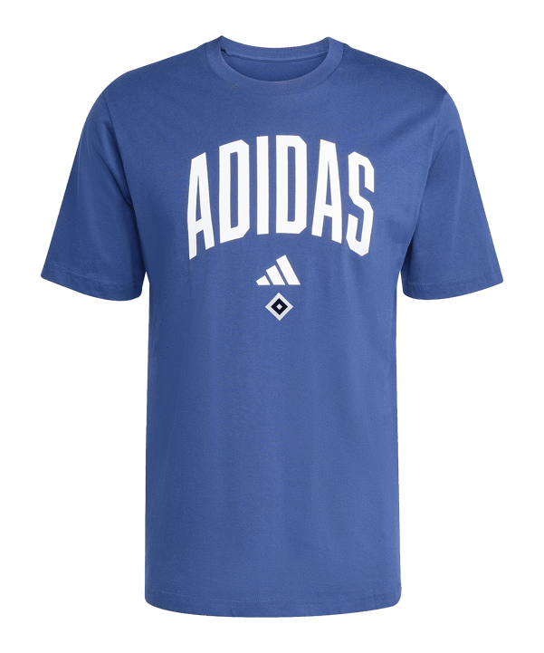 adidas Hamburger SV T-Shirt Blau - blau