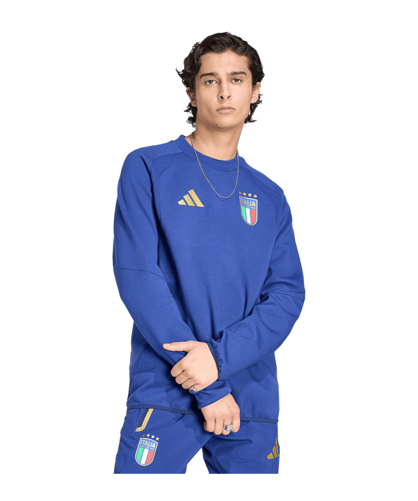 adidas Italien Tiro Travel Sweatshirt Blau - blau