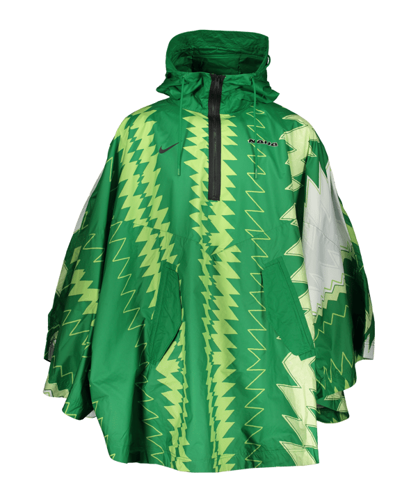 Nike Nigeria "Naija" Woven Poncho Grün F302 - gruen