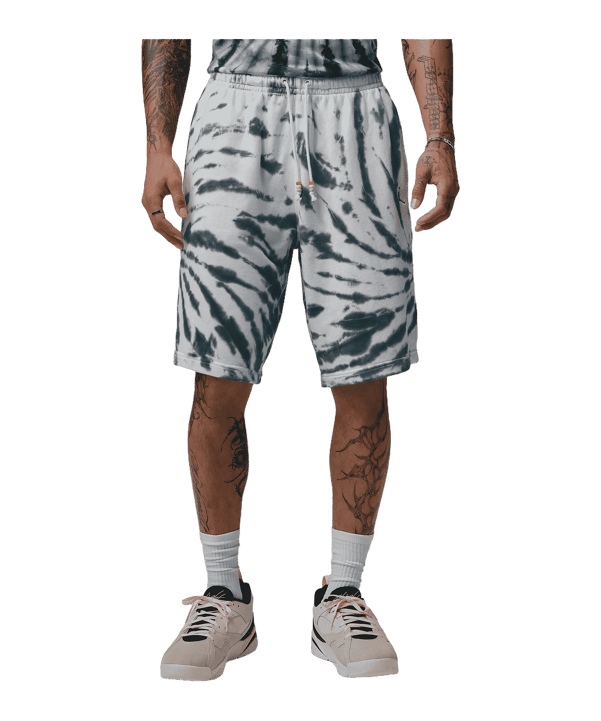 Jordan Brooklyn Fleece Festival Tye-Die Short Weiß F133 - weiss