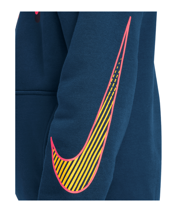 Nike Kylian Mbappe Club Hoody Kids Blau F478 - blau