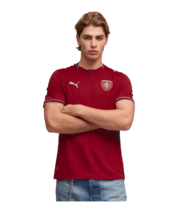 PUMA FACR Tschechien Replica Trikot Home WM 2026 Rot F01 - rot