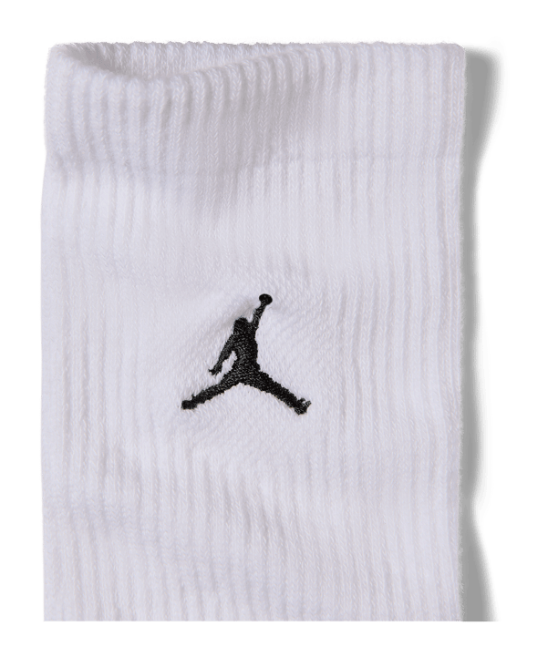 Jordan Everday Crew 3er Pack Calze Bianco C100 - bianco