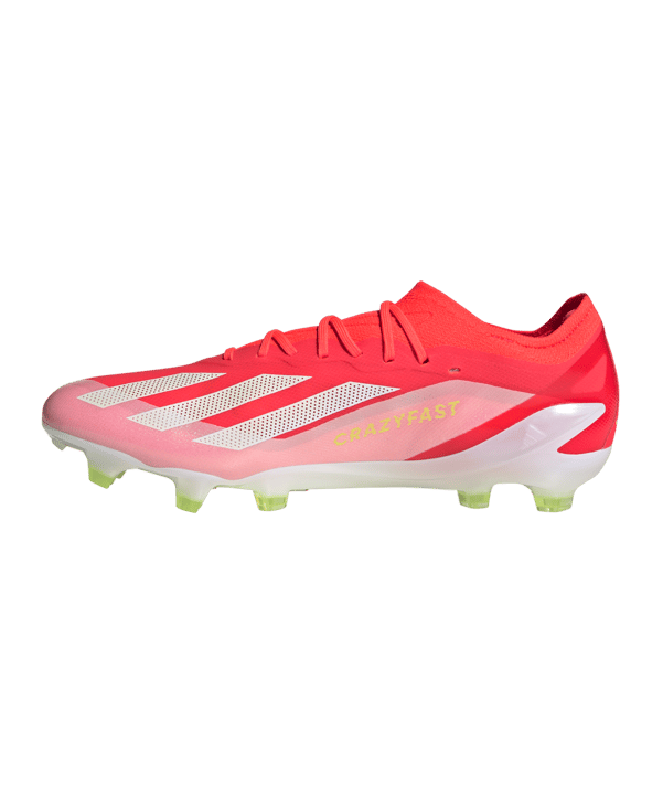 adidas X Crazyfast Elite FG Energy Citrus Rot Weiss Gelb - rot