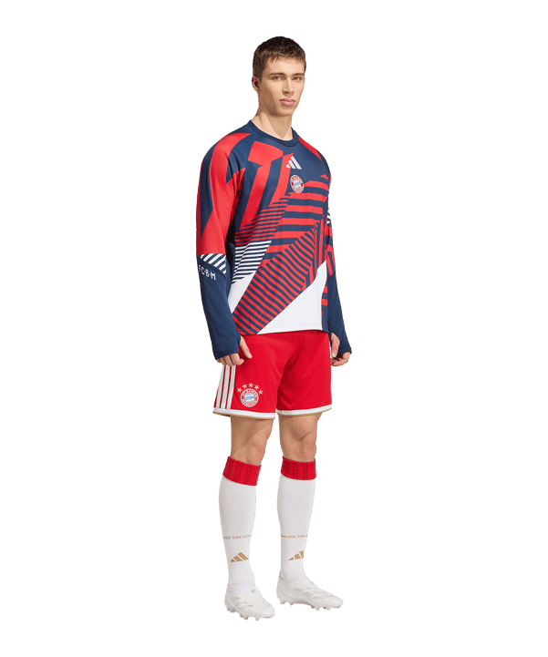 adidas FC Bayern München Prematch Sweatshirt 2026/2027 Blau
