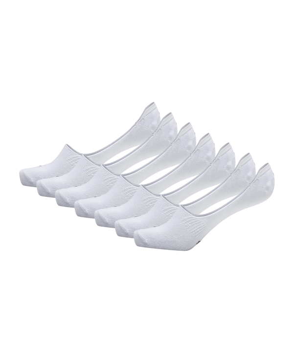 Hummel hmlCHEVRON No Show chaussettes 6er  Pack F9001 - blanc