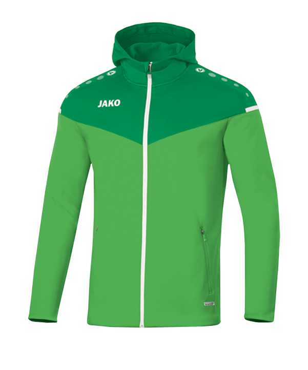 JAKO Champ 2.0 Kapuzenjacke Grün F22 - gruen
