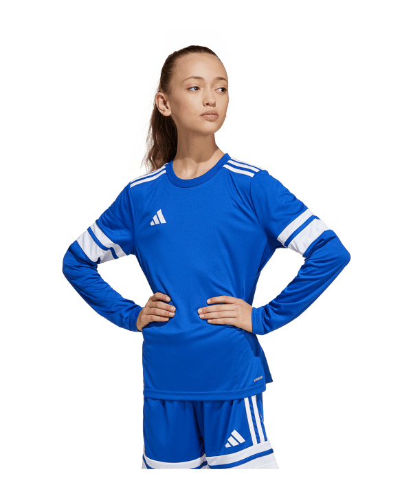 adidas Squadra 25 Trikot Langarm Kids Blau - blau