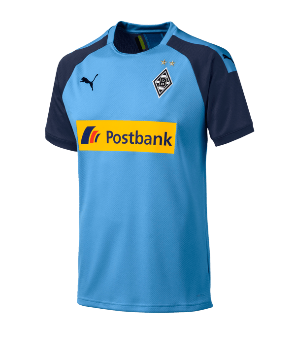 PUMA Borussia Mönchengladbach Trikot Away 2019/2020 Blau F03 - blau