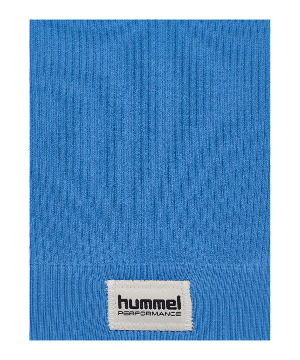 Hummel Pulse Seamless Rib Sport-BH Damen Blau F4245 - blau