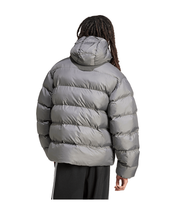 adidas Originals Commercial Puff Daunen Jacke Grau - grau
