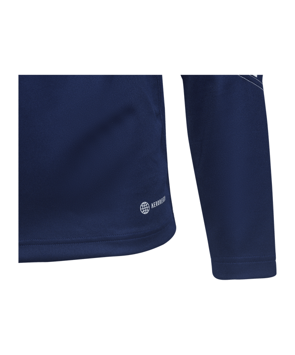 adidas Tiro 23 Club Trainingsjacke Kids Blau Weiss - blau