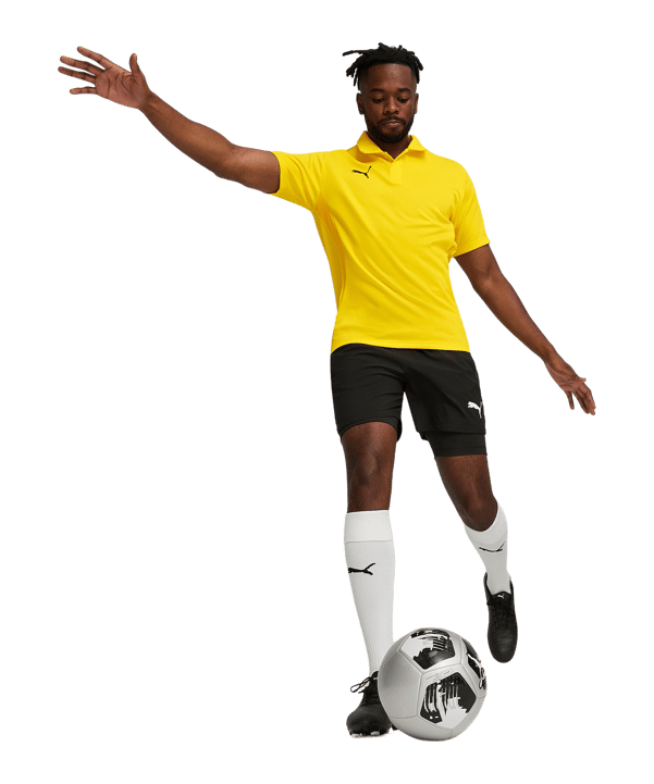 PUMA teamGOAL Polo Gelb F07 - gelb