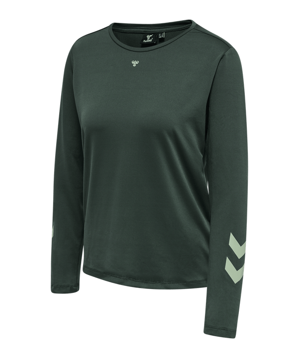 Hummel Taylor T-Shirt Damen Grün F6753 - gruen