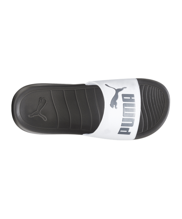 PUMA Popcat 20 Badelatsche Weiss Schwarz F36 - weiss