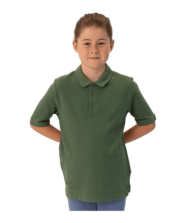 JAKO Organic Polo Shirt Kids Grün F240 - gruen