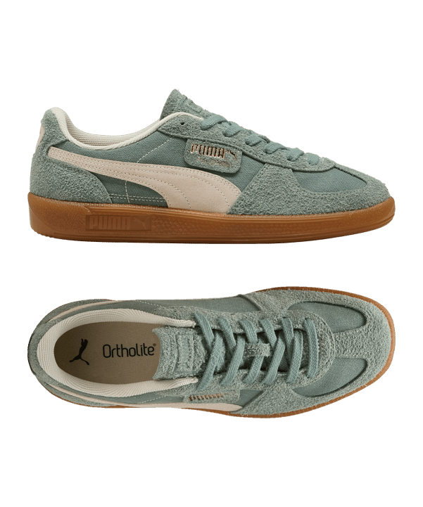 PUMA Palermo Vintage Sneaker Grün F12 - gruen