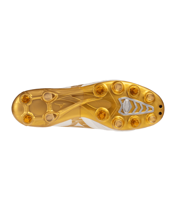 Mizuno Morelia Neo IV B Elite Mix SG Bright Gold Weiß F50 - weiss