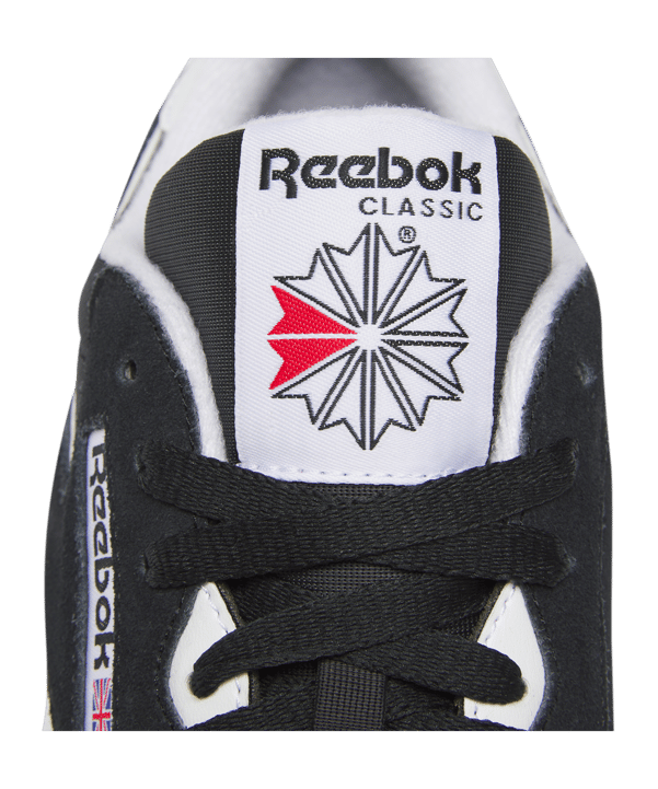 Reebok CL Nylon Schwarz Weiss - schwarz