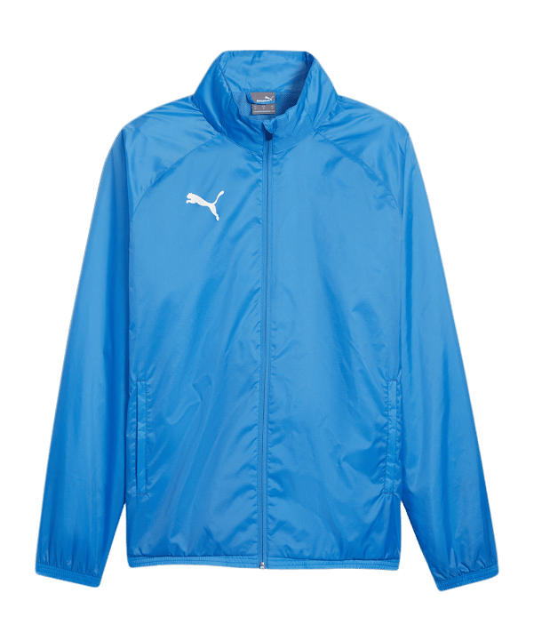 PUMA teamGOAL Allwetterjacke Blau Weiss F02 - blau