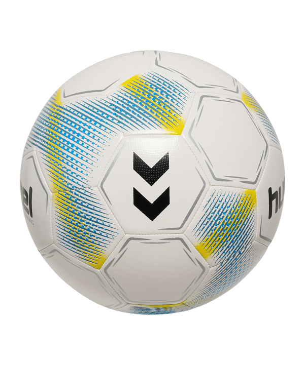 Hummel hmlPRECISION Trainingsball Weiss Blau Gelb F9128 - weiss