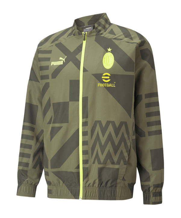 PUMA AC Mailand Prematch Jacke 2022/2023 Grün F03 - gruen