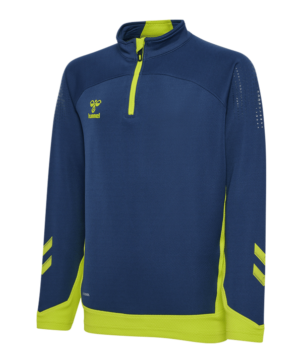 Hummel hmlLEAD HalfZip Sweatshirt Kids Blau F7642 - blau
