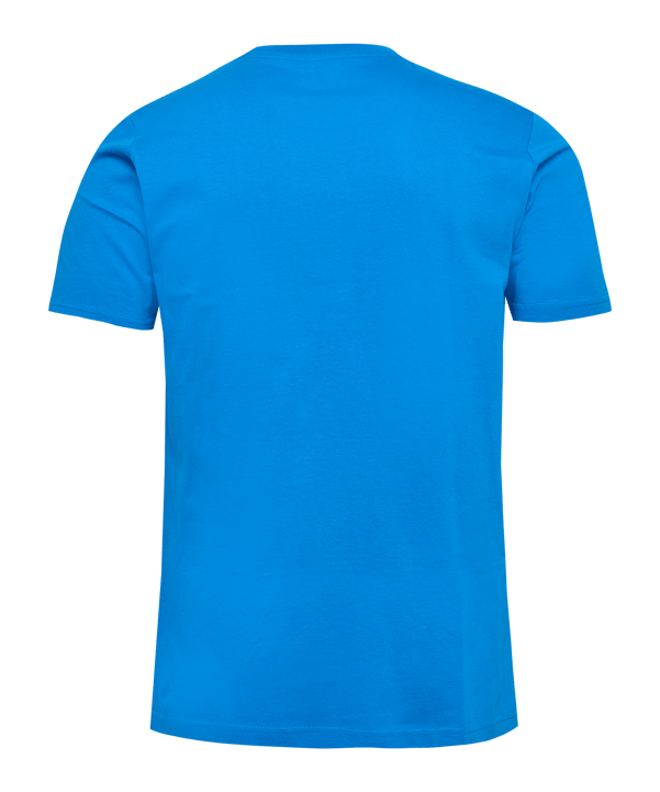 Hummel Elemental Logo Cotton T-Shirt Blau F7335 - blau