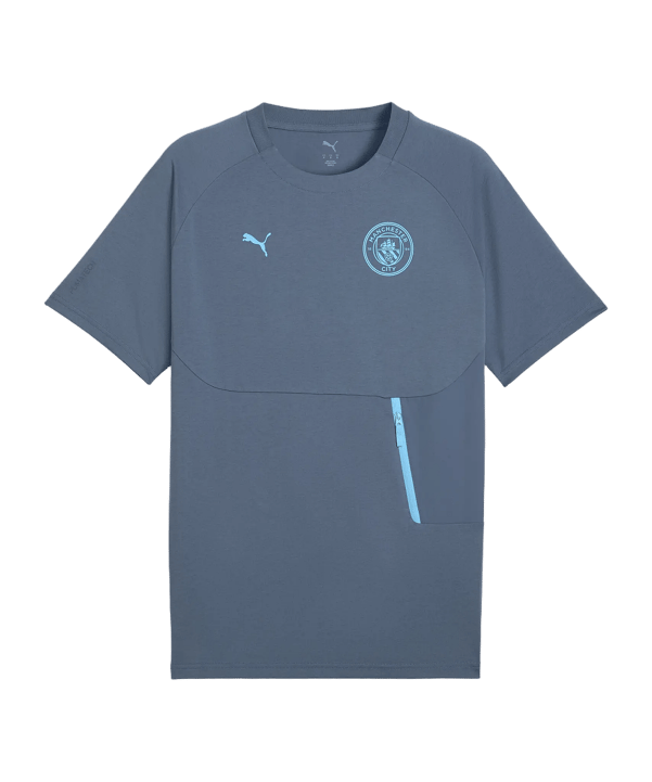 PUMA Manchester City PUMATECH Pocket T-Shirt Grau F26 - grau