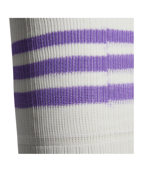adidas Adisock 23 Strumpfstutzen Weiss Lila Grau - weiss