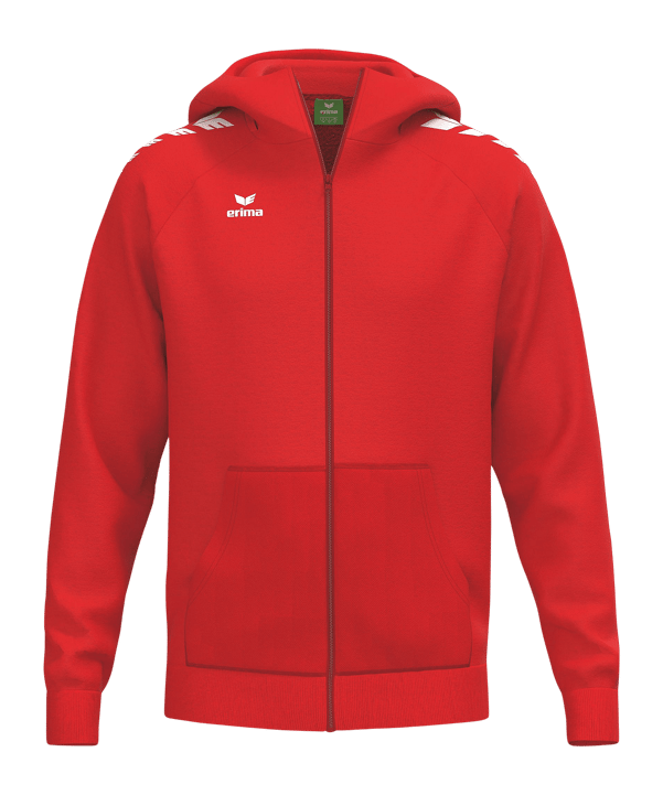 Erima CMPT Wings Veste à capuche Rouge C2072622 - rouge