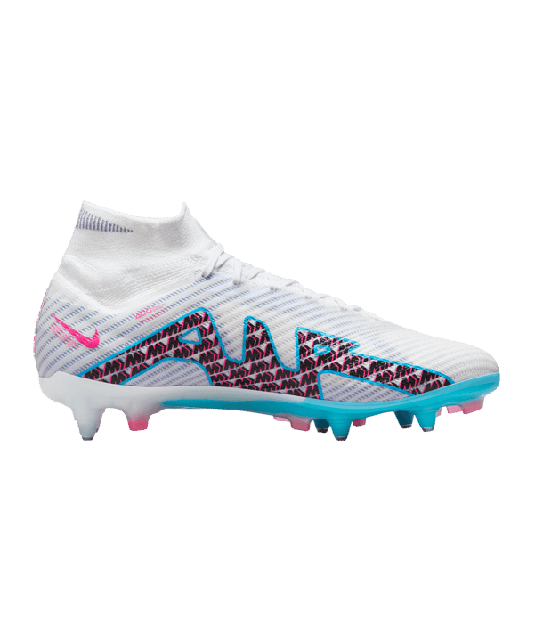 Nike Air Zoom Mercurial Superfly IX Elite SG-Pro AC Blast Weiss Blau Pink F146 - weiss