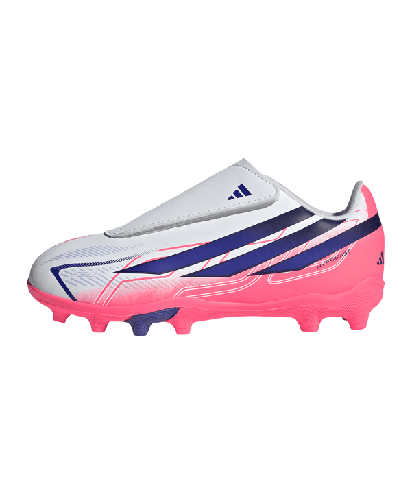 adidas F50 Hyperfast Club Hook and Loop FG/MG Chaos vs Control Kinderen Wit - wit