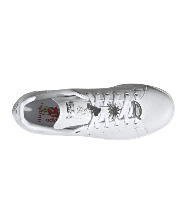 adidas Originals Stan Smith Weiss Silber - weiss