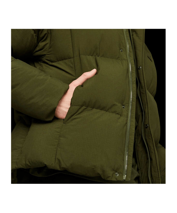 PUMA Classics Oversized Puffer Jacke Grün F31 - gruen