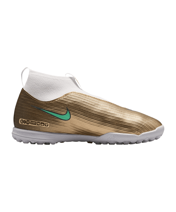 Nike Jr Air Zoom Mercurial Superfly XI Academy TF Kylian Mbappe Kids Gold F701 - gold