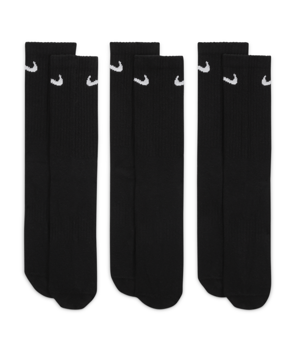 Nike Everyday Lightweight 3er Pack Socken F010 - schwarz