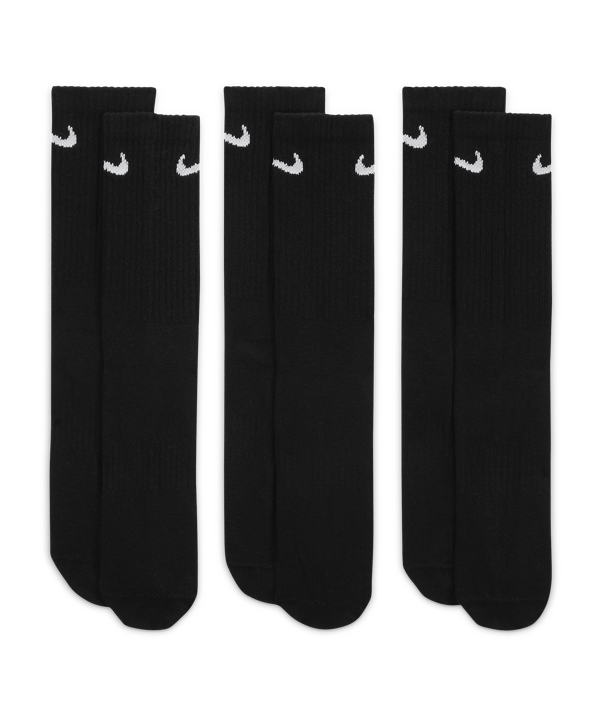 Nike Everyday Lightweight 3er Pack Socken F010 - schwarz
