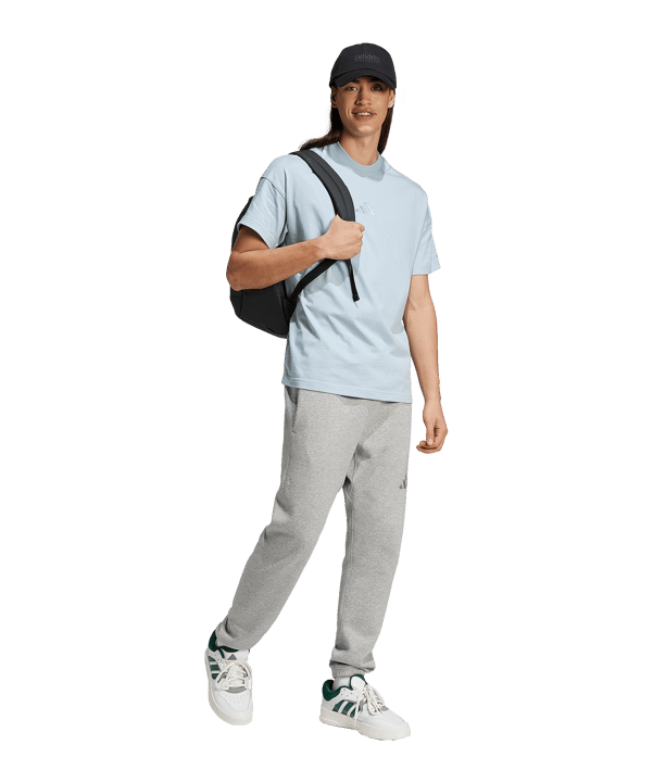 adidas SZN T-Shirt Blau - blau
