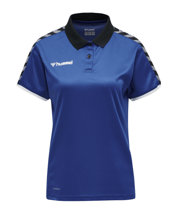 Hummel Authentic Functional Poloshirt Damen F7045 - blau