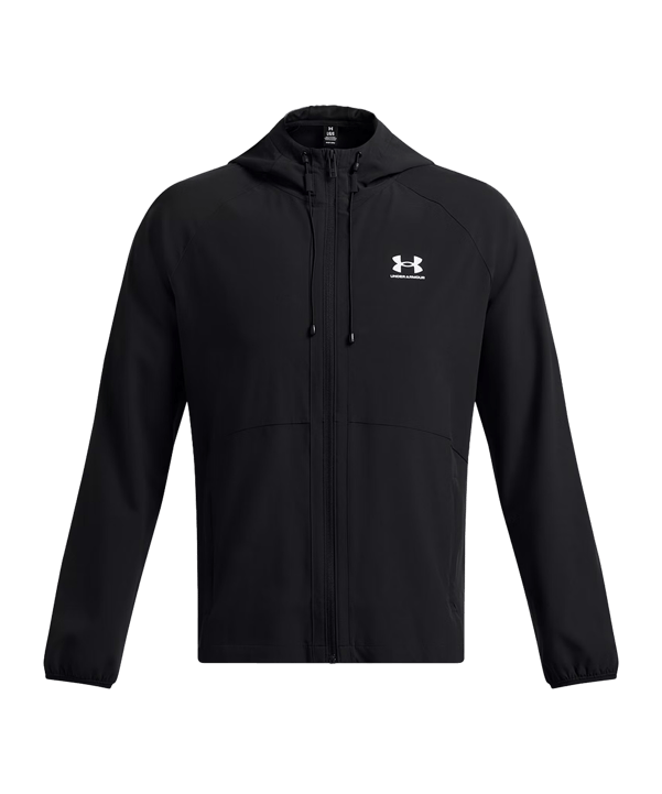 Under Armour Vibe Woven Jacke Schwarz F001 - schwarz