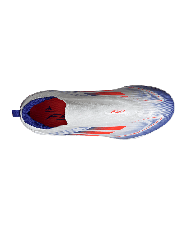 adidas F50 League LL TF Advancement Kids Weiss Rot - weiss