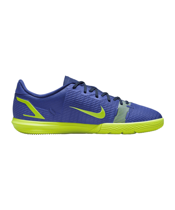 Nike Jr Mercurial Vapor XIV Recharge Academy IC Kids Blau Gelb F474 - lila