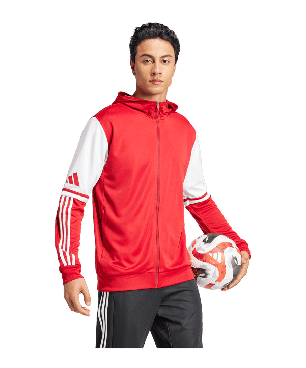 adidas Squadra 25 Kapuzenjacke Rot - rot