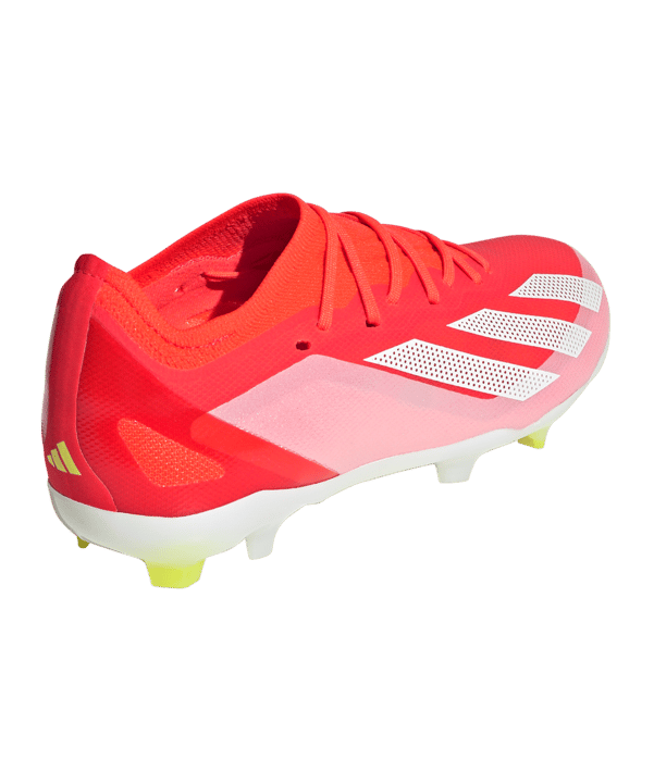 adidas X Crazyfast Elite FG Kids Energy Citrus Rot Weiss Gelb - rot