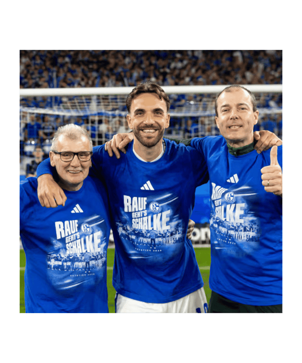 FC Gelsenkirchen-Schalke 04 e.V Aufstieg 2026 T-Shirt Blau - blau