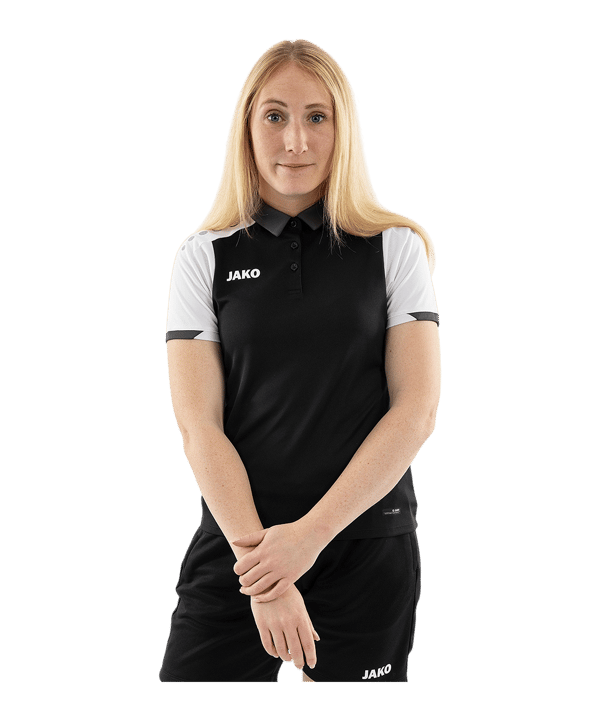 JAKO Dynamic Polo Damen Schwarz F826 - schwarz