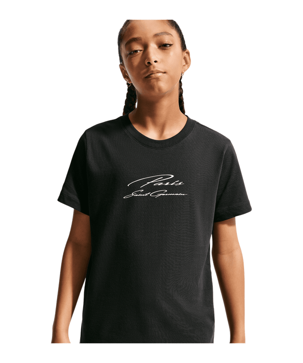 Nike Paris Saint-Germain Premium T-shirt Bambini Nero C010 - nero