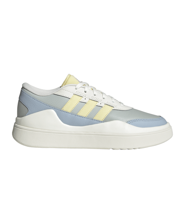 adidas Osade Damen Weiss Gelb Blau - weiss