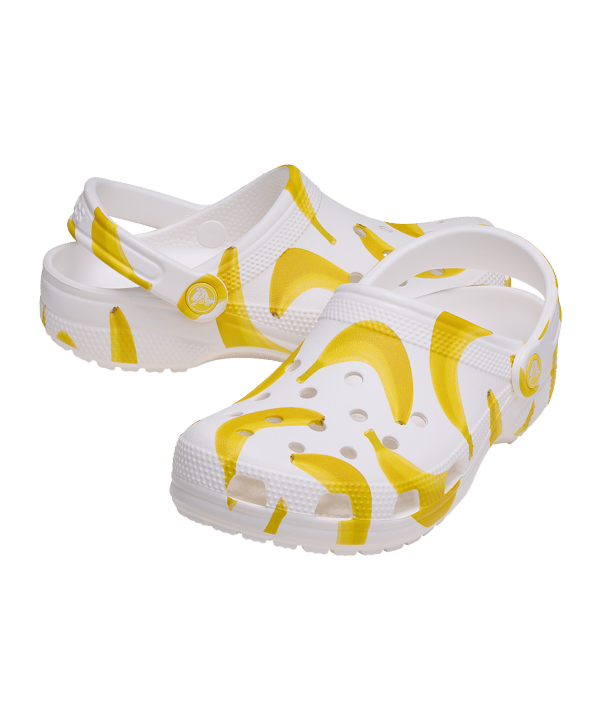 Crocs Classics Fresh Fruits Clog Badelatsche Gelb - gelb